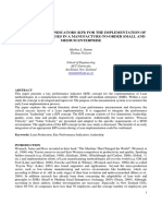 KPI For Lean Implementation in Manufacturing PDF