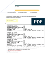 Take Assessment - DRSEnt Chapter 9 - CCNA Discovery Introducing Routing and Switching in The Enterprise (Version 4.0)