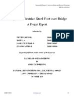 Design of Pedestrian Steel Foot Over Bridge A Project Report