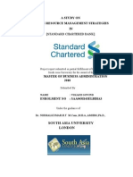 A Study On Human Resource Management Strategies IN: (Standard Chartered Bank)