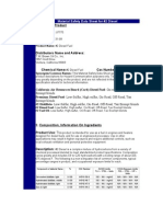 Msds Material Safety Data Sheet For #2 Diesel: of Terms