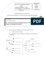 Cavaleiro Dinamarca Ficha de Trabalho