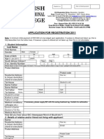 2011 Application Form