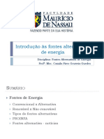 Aula 2 - Introdução As Fontes Alternativas de Energia