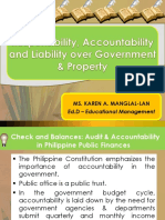 Accountability and Liability On Government Property