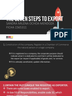 The Seven Steps To Export