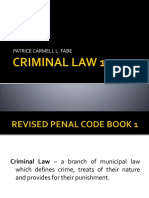 Criminal Law 1