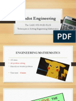 Pindot Engineering: The Casio Fx-991Es Plus Techniques in Solving Engineering Mathematics