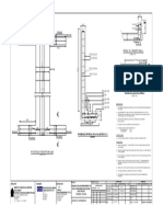 Detail "A" (Parapet Wall) : R/F Details For Typical Wing Wall Section (C-C)