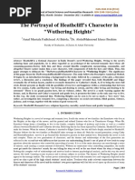 The Portrayal of Heathcliff's Character-5132