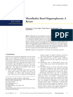 Microfluidics Based Magnetophoresis: A Review: Personal Account