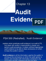 Chapter 13 Audit Evidence