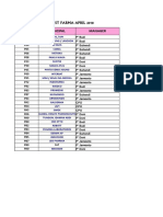 Price List April 2018 Mbs