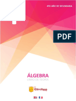 4to Año de Secundaria - ÁLGEBRA Libro de Teoría