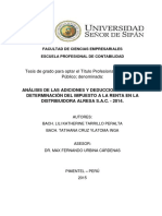 Adiciones y Deduciones Tesis PDF