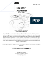 Ecostar: Save This Instruction Manual