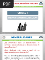 Departamentalizacion