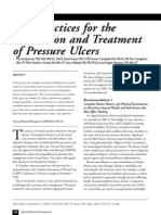 Best Practices For The Prevention and Treatment of Pressure Ulcers