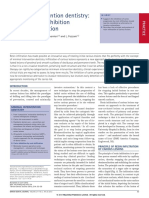 Minimal Intervention Dentistry: Part 6. Caries Inhibition by Resin Infiltration