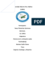 Tarea 4 de Civilizacion Media