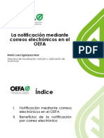 OEFA NOTIFICACIONES - DGDOJ-Maria-Egúsquiza-Notificación-por-correos-electrónicos PDF