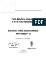 Static Strength and High and Low-Cycle Fatigue at Room Temperature 2/2