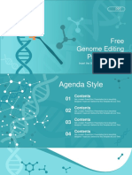 Genome Editing Medical PowerPoint Templates