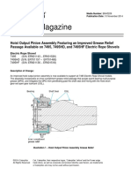 Hoist Output Pinion Assembly Featuring An Improved Grease Relief Passage Available On 7495, 7495HD, and 7495HF ERS - Service