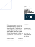 MTBE Underground Tank Document