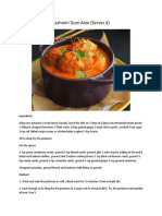 Kashmiri Dum Aloo (Serves 4)