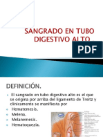 Sangrado en Tubo Digestivo Alto