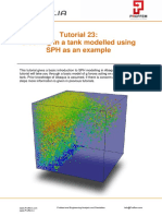 Sloshing in A Tank Modelled Using SPH As An Example in Abaqus