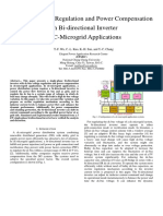 DC-Bus Voltage Regulation and Power Compensation With Bi-Directional Inverter in DC-Microgrid Applications