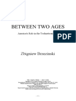 5a Zbigniew Brzezinski Between Two Ages