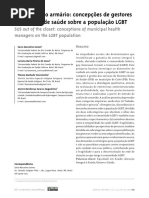 GOMES Et Al. 2018. O SUS Fora Do Armario Concepçoes de Gestores Municipais de Saude Sobre A População LGBT