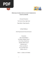 Effectiveness of Guidance Services To Grade 11 Students For The School Year 2018-2019