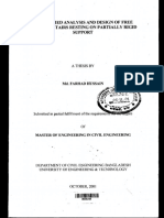 A Simplified Analysis and Design of Free Standing Stairs Resting On Partially Rigid Support PDF