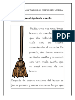 ACTIVIDADES PARA TRABAJAR LA COMPRENSIÓN LECTORA El Cuento de La Bruja PDF