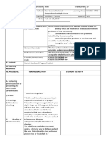 I. Objectives: CS - EP11/12ENTREP-0a-3 CS - EP11/12ENTREP-0a-4 Market Needs and Propose Products