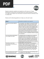 U6 Evaluation Journal