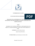 Desarrollo de Un Sistema Web para El Agendamiento de Citas Médicas y Manejo de Historial Clinico para Consultorios en La Nube PDF