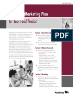 Writing A Marketing Plan: For Your Food Product