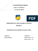 Amity Business School: Performance Management System Project