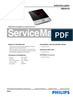 Service Manual: Induction Plate HD4918