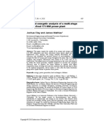 Energetic and Exergetic Analysis of A Multi-Stage Turbine, Coal-Fired 173 MW Power Plant