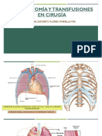 Toracotomia y Transfusiones en Cirugia