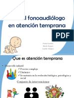 Rol Del Fonoaudiólogo en Atención Temprana