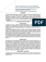 Propiedades Coligativas. Descenso Del Punto de Congelación