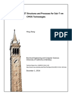 Advanced MOSFET Structures and Processes For Sub-7 NM CMOS Technologies