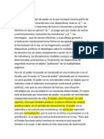 Foucault PODER DISPOSITIVO GUBERNAMENTALIDAD